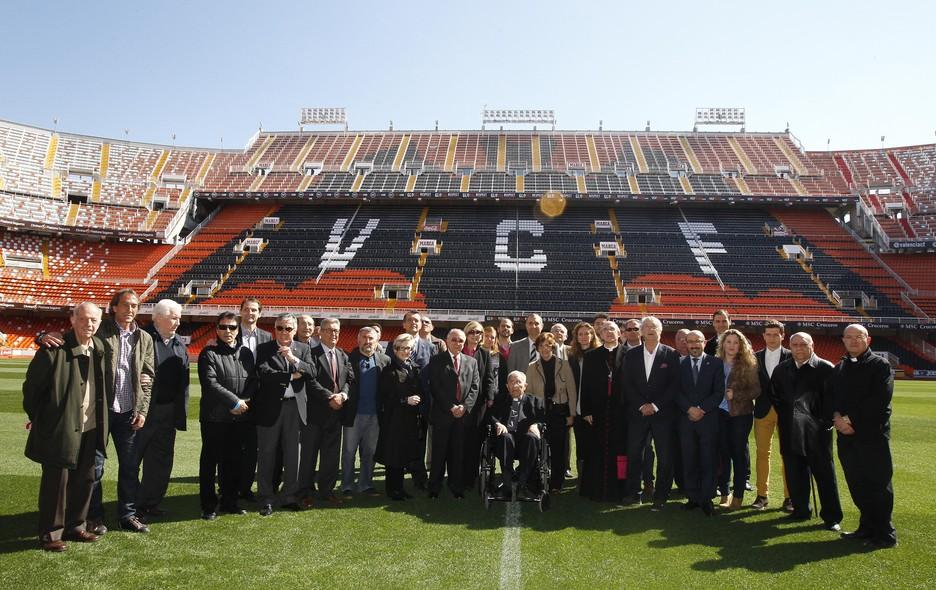 Homenaje a Don Elías en 2014 | Foto: Valencia CF