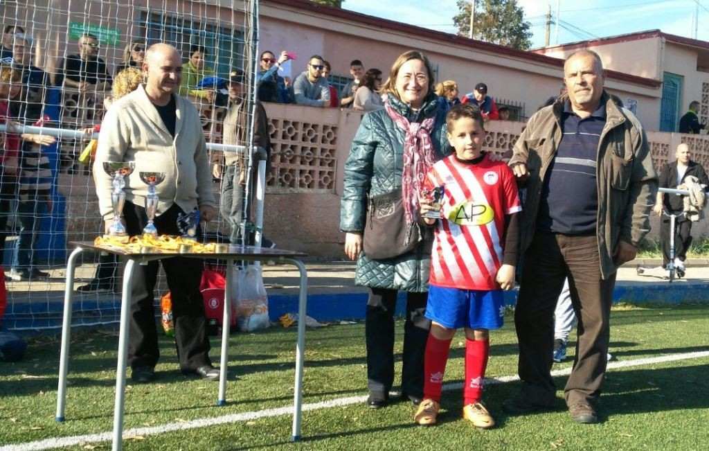 David Escudero, máximo goleador en el Torneo Operación Kilo (Paiporta) | Foto: Malvarrosa CF