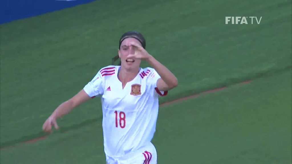 Eva celebra su gol ante Venezuela | Foto: FIFA